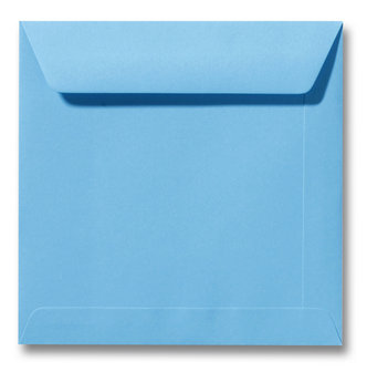 Envelop 19 x 19  cm Oceaanblauw
