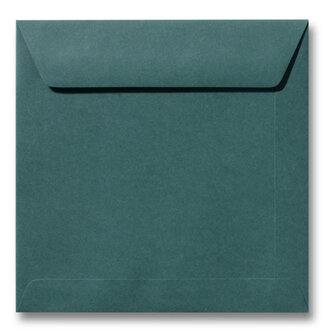 Envelop 19 x 19 cm Donkergroen