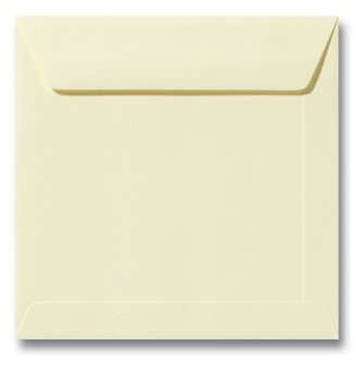 Envelop 19 x 19 cm Zachtgeel