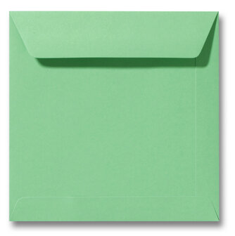 Envelop 22 x 22 cm Weidegroen