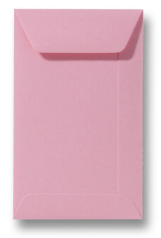 Envelop 6,5 x 10,5 cm Donkerroze