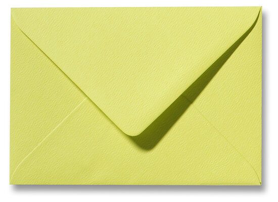 Envelop 9 x 14 cm Fiore Limoen