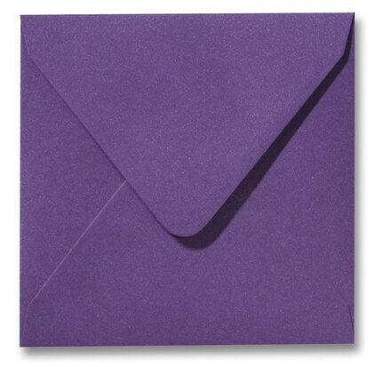 Envelop 12,5 x 14 cm Metallic Purple
