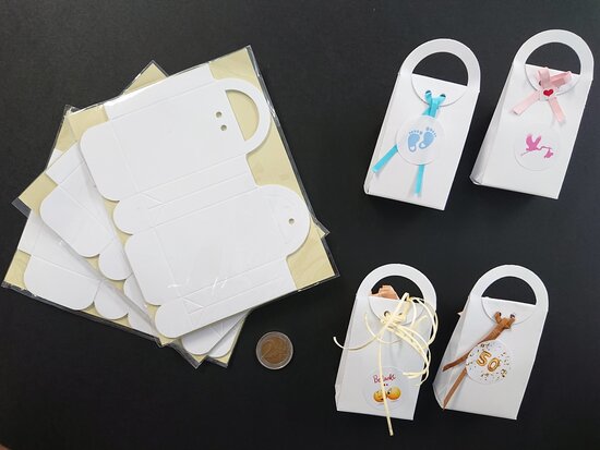 Geschenktasje Appelgroen per 8 stuks