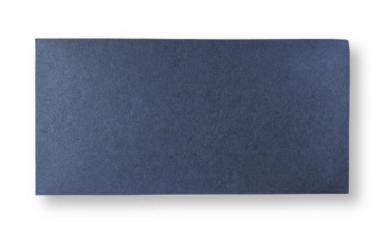 Ongerilde Kaart 13,5 x 27 cm Donkerblauw per 500 stuks