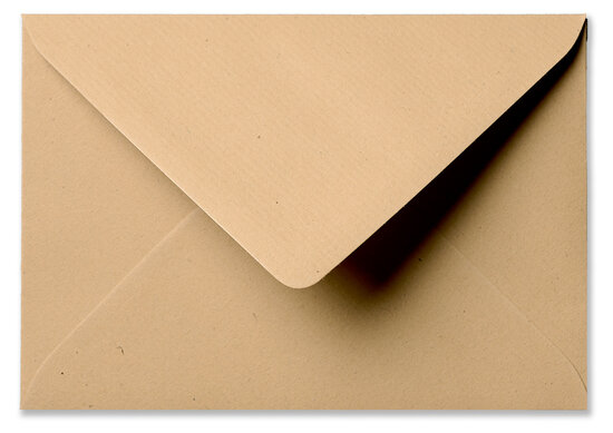 Envelop 12,5 x 17,6 cm Kraft bruin ( B6 )