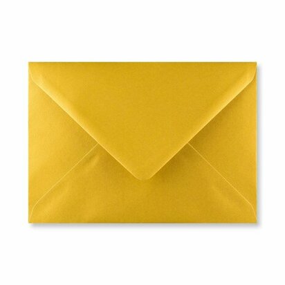 Envelop 16,2 x 22,9 cm Gold (korte klep)
