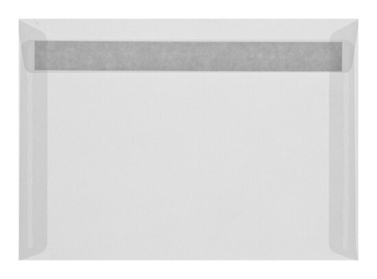 Envelop 16,2 x 22,9 cm transparant wit ( c5 )
