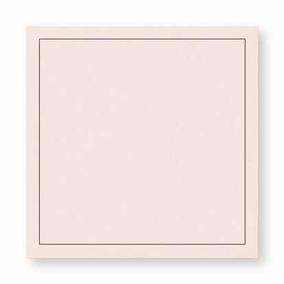 Rouw envelop 14 x 14 cm Lichtroze