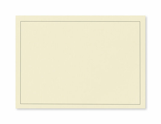 Rouw envelop 15.6 x 22 cm Zachtgeel