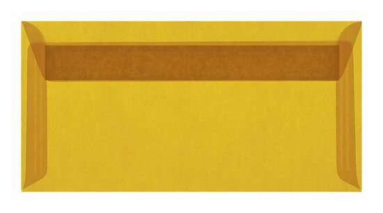 Envelop 11 x 22cm transparant oranje