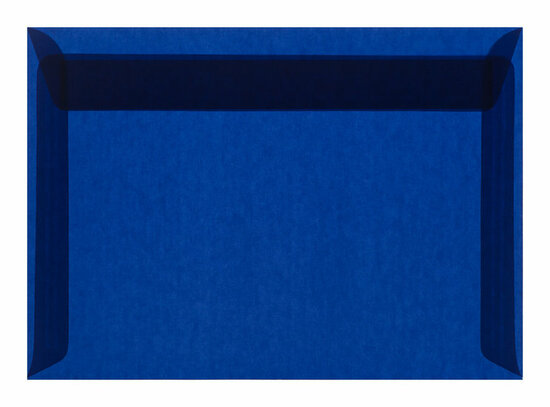 Envelop 16,2 x 22,9 cm transparant Blauw