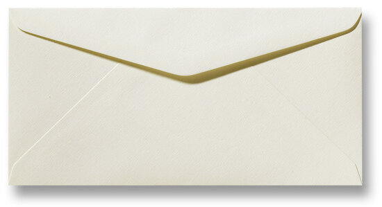 Envelop 11 x 22 cm Fiore Ivoor