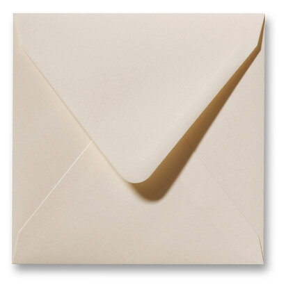 Envelop Fiore 12 x 12 cm Creme