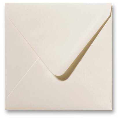 Envelop Fiore 12 x 12 cm Ivoor