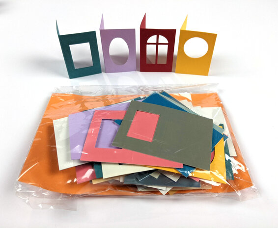 Passe-partout Kaart mini 3,3 x 4,8 cm 40 stuks
