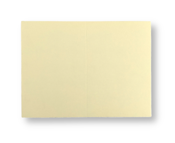 Dubbele kaart staand 17,1 x 23,2 cm Oud Hollands Ivoor per 25 stuks