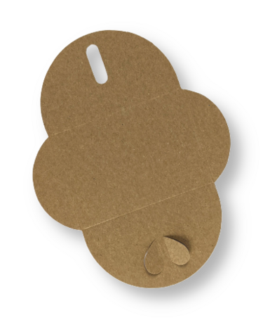 Cadeau Envelop 8 x 11,4 cm Kraft Natuurbruin