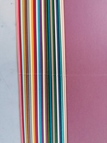 regenboog kaarten 25 stuks 13 x 26 cm