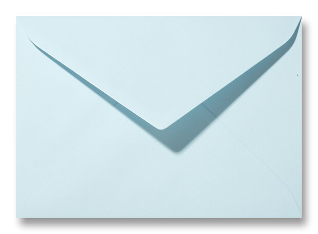 Envelop 15,6 x 22 cm Laguneblauw