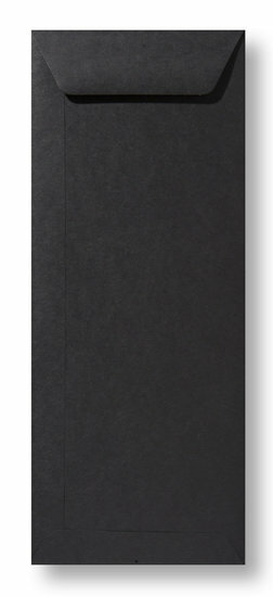 Envelop 12,5 x 31,2 cm Zwart