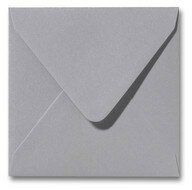 Envelop 12 x 12 cm Metallic Platinum
