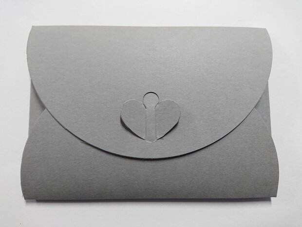 Cadeau Envelop 11 x 15,6 cm Donkergrijs