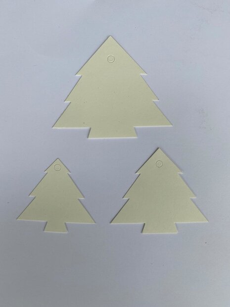 Kerst Cadeau labels Wit 90 stuks