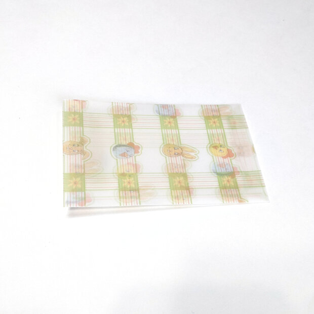 Transparante envelop met patroon 6,5 x 10,5 cm