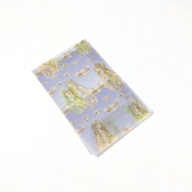 Transparante envelop met patroon 6,5 x 10,5 cm