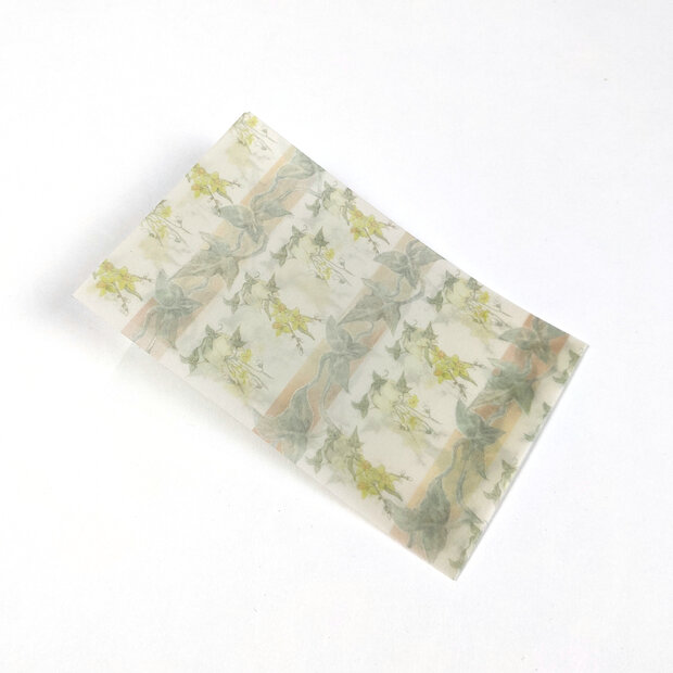 Transparante envelop met patroon 6,5 x 10,5 cm