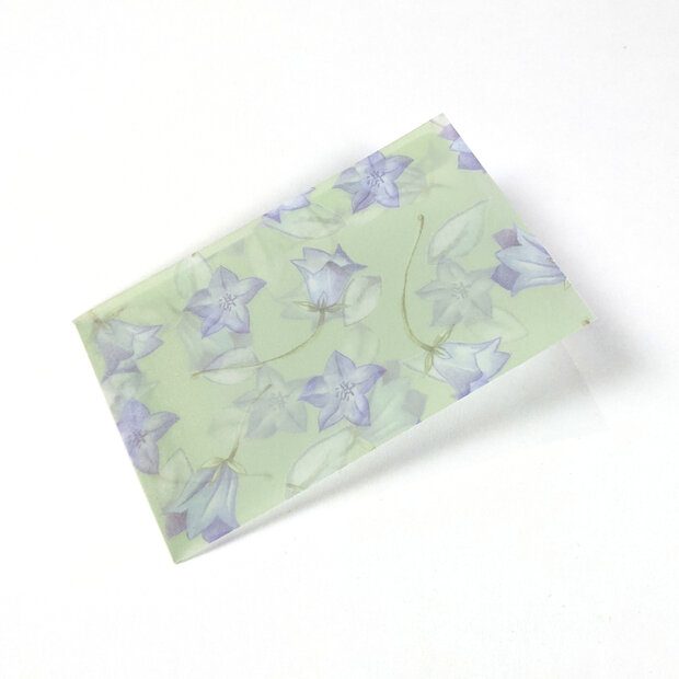 Transparante envelop met patroon 6,5 x 10,5 cm