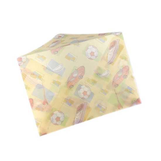 Transparante envelop met patroon 8 x 11,4 cm