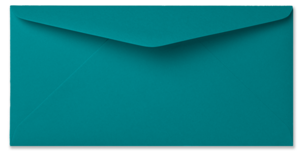 Envelop 11 x 22 cm Aqua
