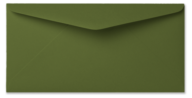 Envelop 11 x 22 cm Mosgroen