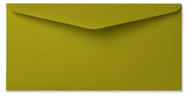 Envelop 11 x 22 cm Bladgroen