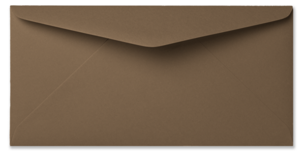 Envelop 11 x 22 cm Cappuccino