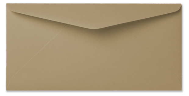 Envelop 11 x 22 cm Camel