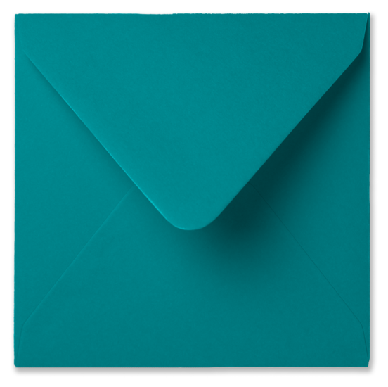 Envelop 14 x 14 cm Aqua