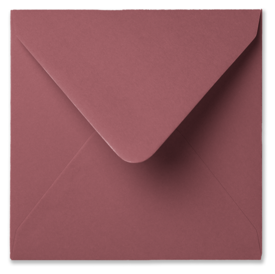Envelop 16 x 16 cm Framboos