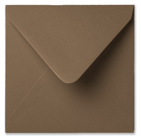 Envelop 16 x 16 cm Cappuccino