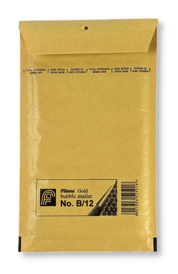 Luchtkussenenvelop 12/B 14 x 22,5 cm Bruin per doos (200 st.)