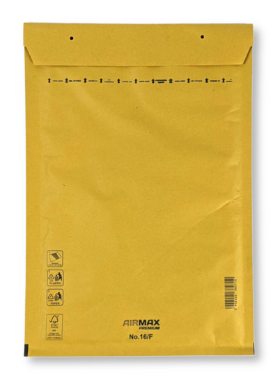 Luchtkussenenvelop 16/F 24 x 35 cm Bruin per doos (100 st.)