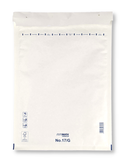 Luchtkussenenvelop 17/G 25 x 35 cm Wit per doos (100 st.)