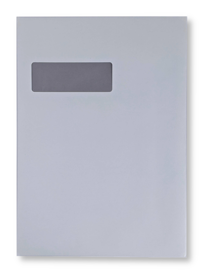 Vensterenvelop C4 22,9 x 32,4 cm Recycled Wit per doos