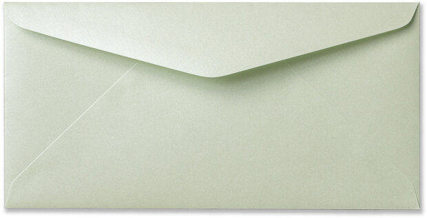 Envelop 11 x 22 cm Metallic Mint