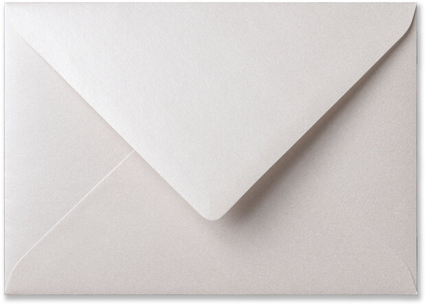 Envelop 12 x 18 cm Metallic Oyster