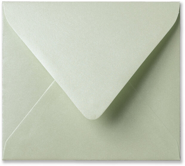 Envelop 12,5 x 14 cm Metallic Mint