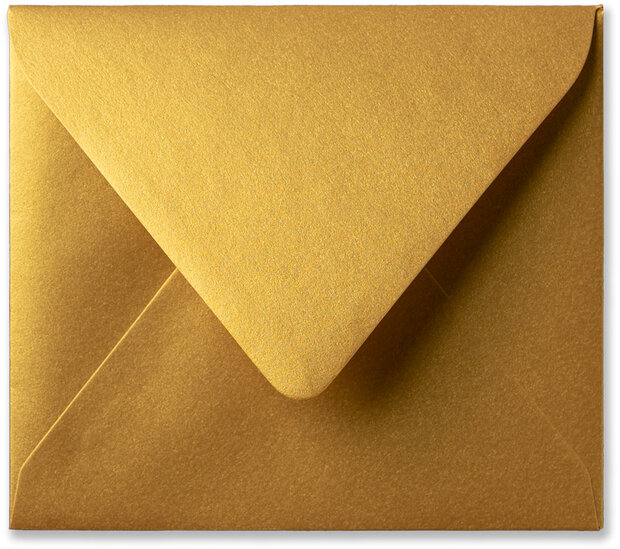 Envelop 12,5 x 14 cm Metallic Gold