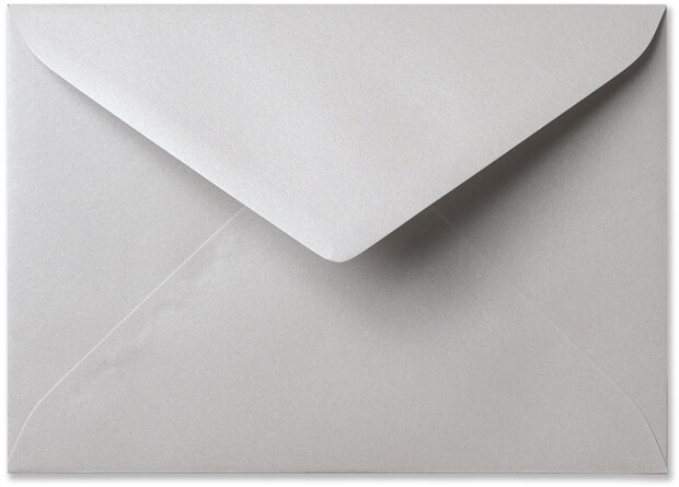 Envelop 15,6 x 22 cm Metallic Platinum